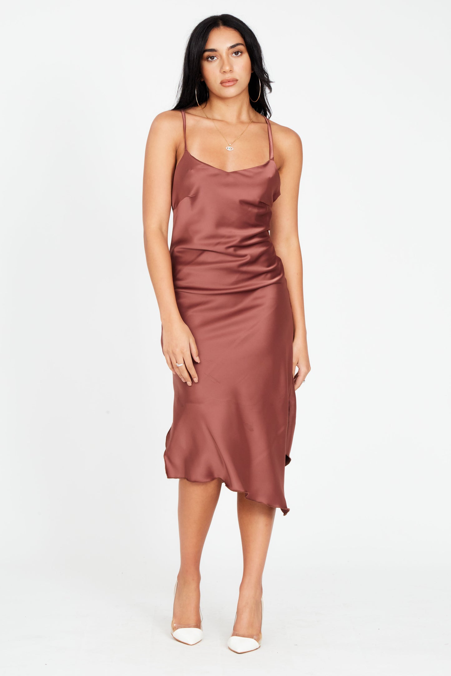 FRYNI CHOCOLATE DRESS