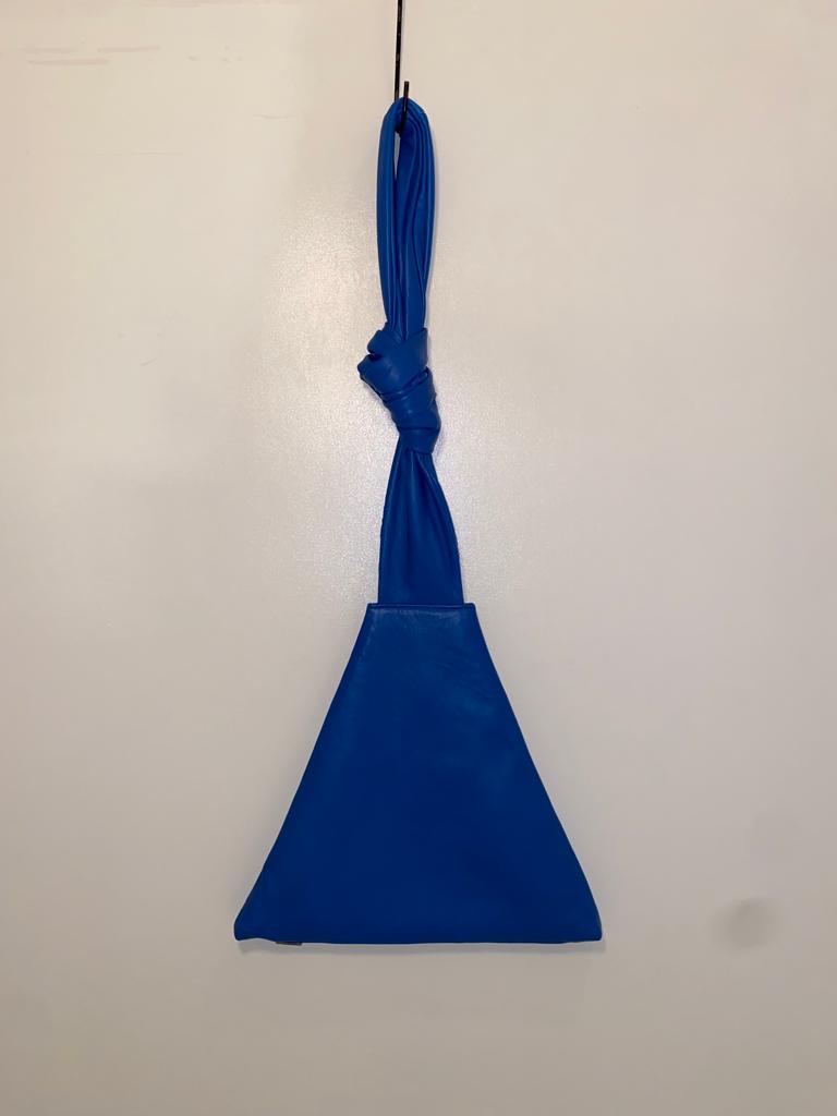 MINI TRIANGLE LEATHER BAG