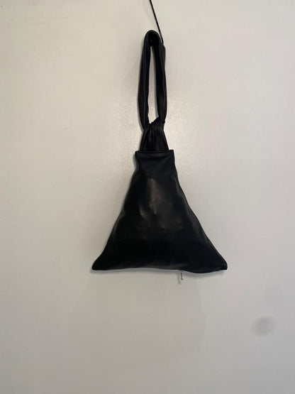 MINI TRIANGLE LEATHER BAG