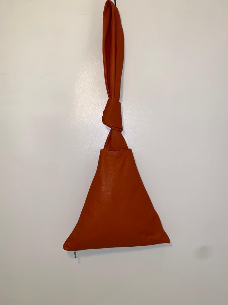 MINI TRIANGLE LEATHER BAG